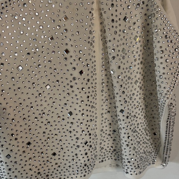 Akira No Caption needed mini rhinestone dress  SZ M - Picture 12 of 13